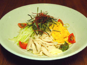 鶏そば そると 塩レモン冷やしそば